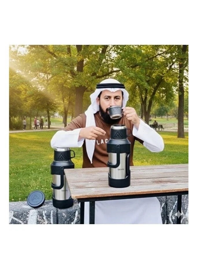 Dinex 3-liter stainless steel thermos for hot and cold beverages (24–48 hours) – DX4602. - Image 1
