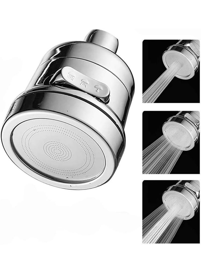 Kitchen Tap Head Water Saving 3 Gear Adjustable 360° Swivel Faucet Tap Aerator Splash Proof Faucet Nozzle Filter for Bathroom Kitchen Sink Spray Tap Attachment  - Image 1