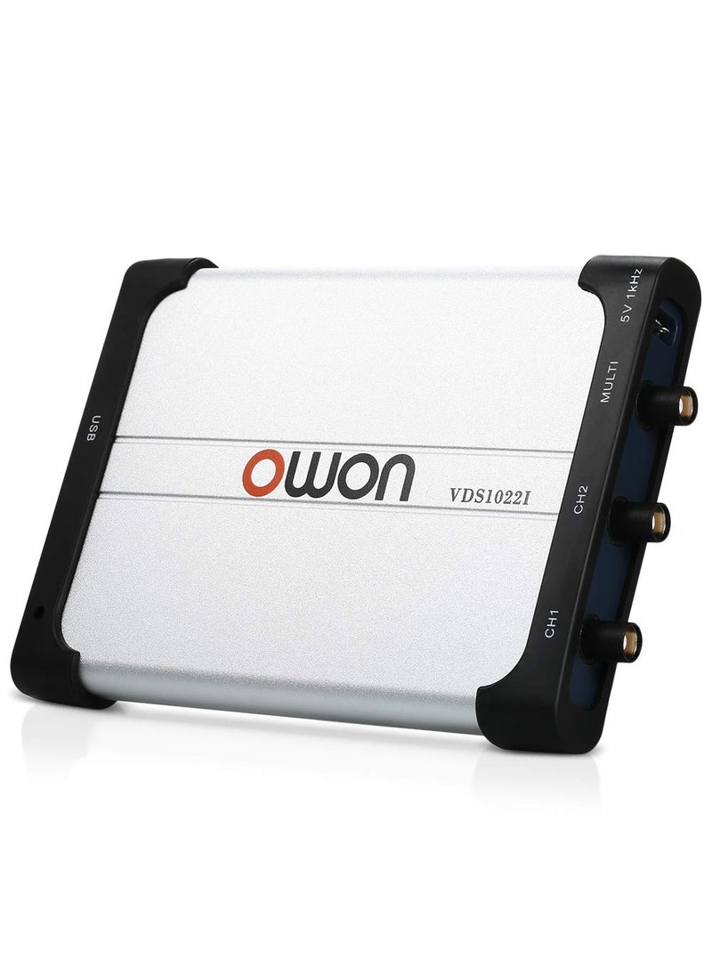 Owon Owon VDS1022I virtual dualchannel oscilloscope bandwidth of 25Mhz USB 100MSS sample rate USB isolation  - Image 5