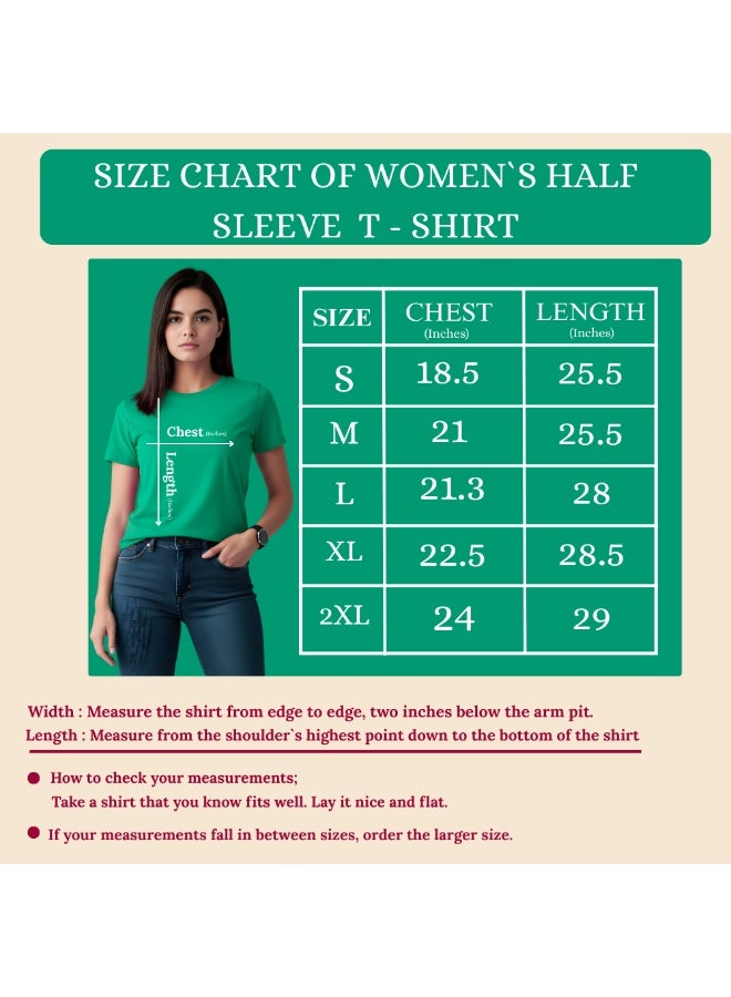 Happy New Year Dubai Adult Women T-Shirt Round Neck Short Sleeve Cotton T-Shirt With New Year Dubai Design-Perfect For New Year Party Celebrations - Image 2