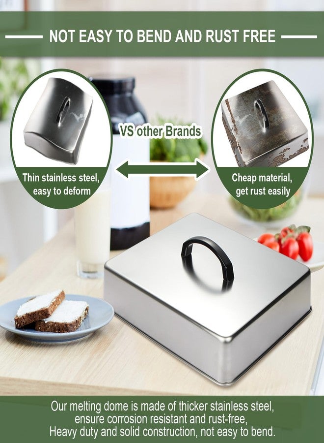 EWFEN Griddle Accessories for Blackstone, Commercial Grade Heavy Duty Rectangular Basting Cover - Image 5