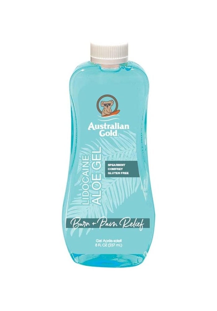 Australian Gold Aloe Freeze Gel with Lidocaine - 237ml/8oz for Sunburn and Pain Relief - Image 1