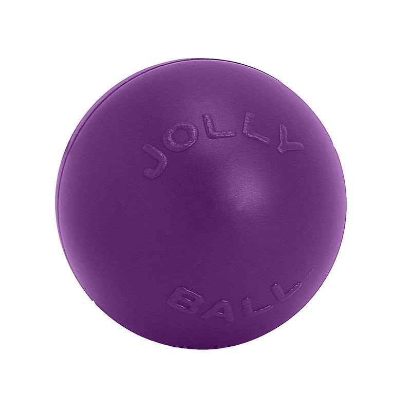 Jolly Pets Push-n-Play Ball Dog Toy, 14 Inches/Extra-Large, Red All Breed Sizes - Image 2