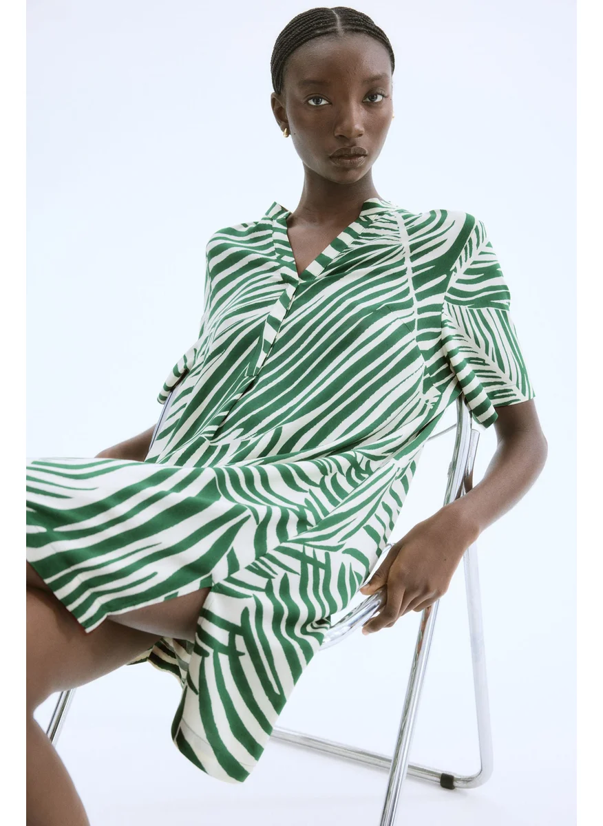 اتش اند ام Viscose Tunic Dress