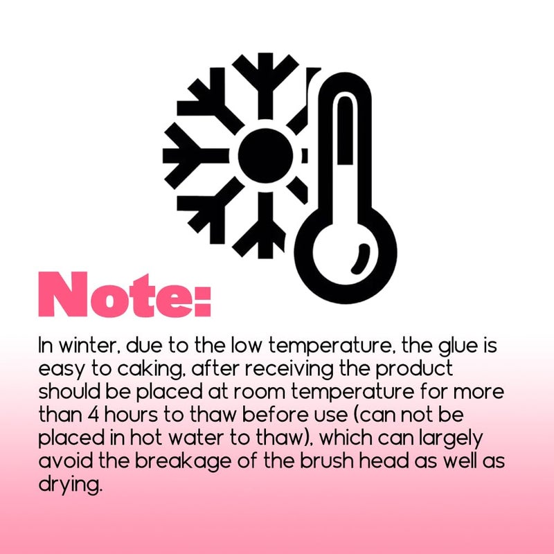 FADLASH فادلاش لاصق الرموش وختمه 10 مل لاصق الرموش الفردية وختمه قوة تثبيت فائقة مجموعة تمديد الرموش افعلها بنفسك تثبت لمدة 48-72 ساعة مقاوم للماء لاصق الرموش الكلاستر مجموعة تمديد الرموش - Image 3