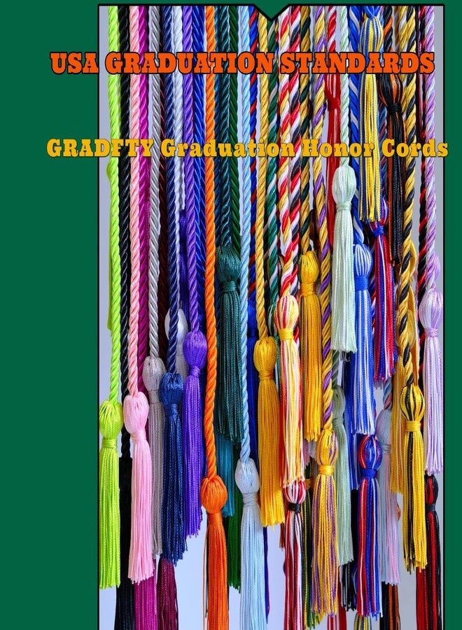 GRADFTY 10 Pieces Purple Graduation Honor Cords for Graduation 2025,National Honors Society Purple Cords Bulk - Image 3