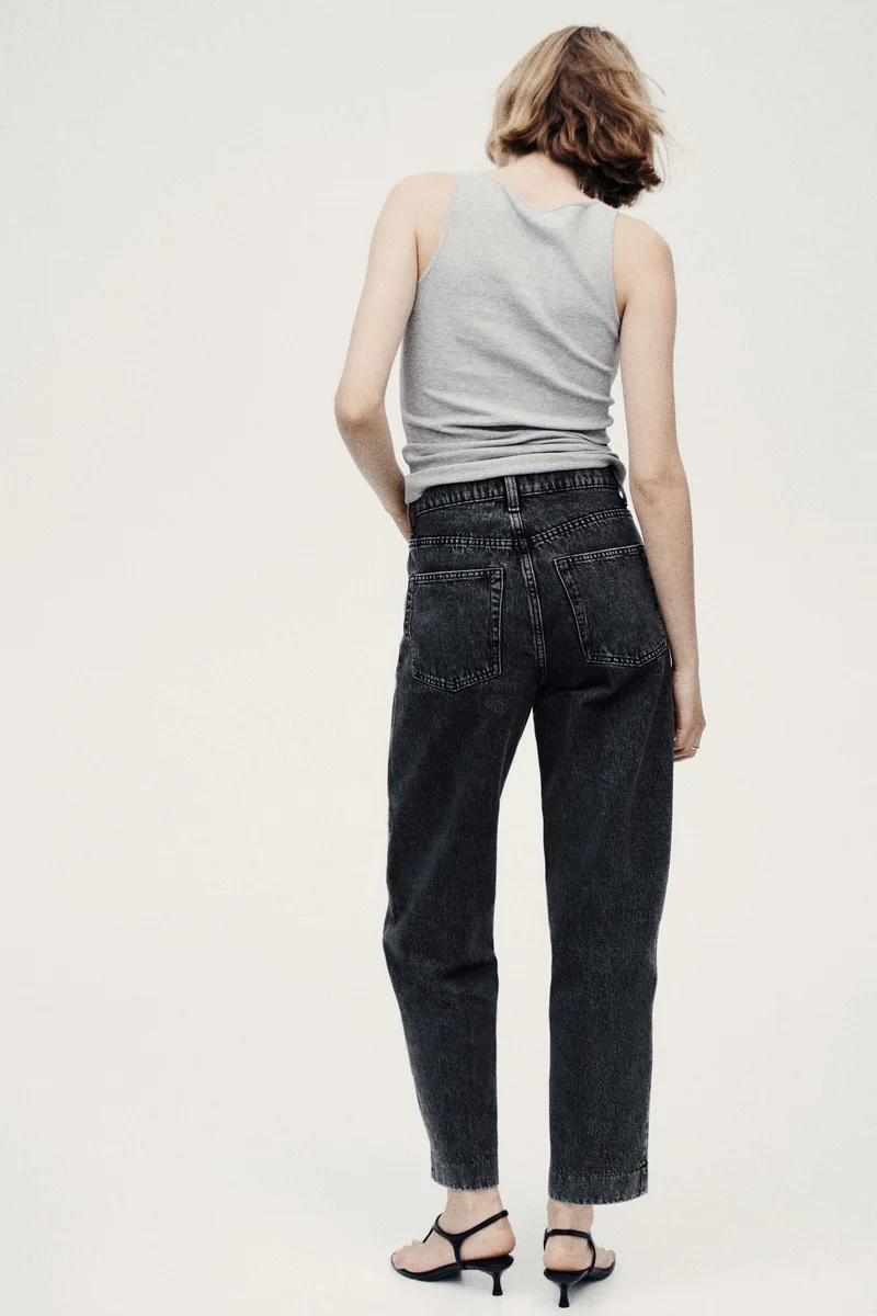 اتش اند ام جينز باريل بطول يصل للكاحل