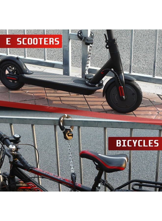 Mezelon E Scooter Lock, E Scooter Accessories, Lock for E Scooter with Waterproof Bag, Handcuff Lock for Electric Scooters and Bicycles - Image 3
