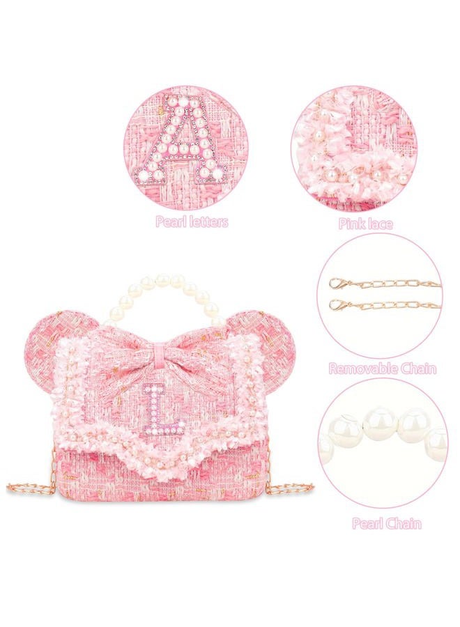 Luchike Girls Birthday Gifts for Toddler Purse - Little Girl Purse Kids Crossbody Bag for Princess Handbags Christmas Gifts, Pink, 3-5 years, E - Image 5