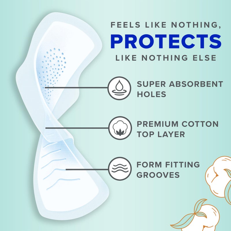 Always أولويز قطن نقي مع وسادات فليكس فوم، الحجم 1، امتصاص منتظم 28 قطعة (عبوة من 3) - Image 2