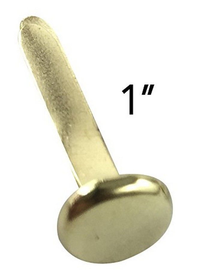 Clipco Paper Fasteners Large 1Inch Brass Plated (100Pack)  - Image 3