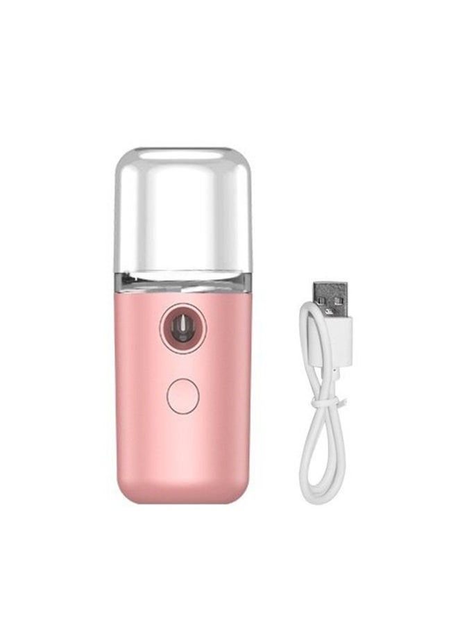 EHOME Handheld Portable Facial Nano Mist Sprayer Pink - Image 3