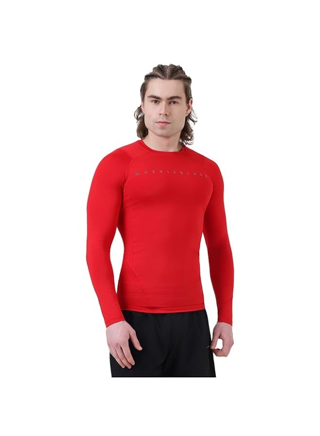 MuscleBlaze Full Sleeve Air Tech Compression MuscleTee for Men-L - Image 1