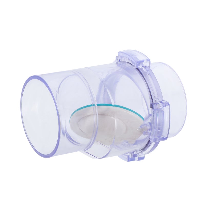 2pcs PVC Valve for Water Pipe Plumbing Non Return Valve for Backflow Prevention Transparent One-Way Valve for Kitchen Sink - Image 3