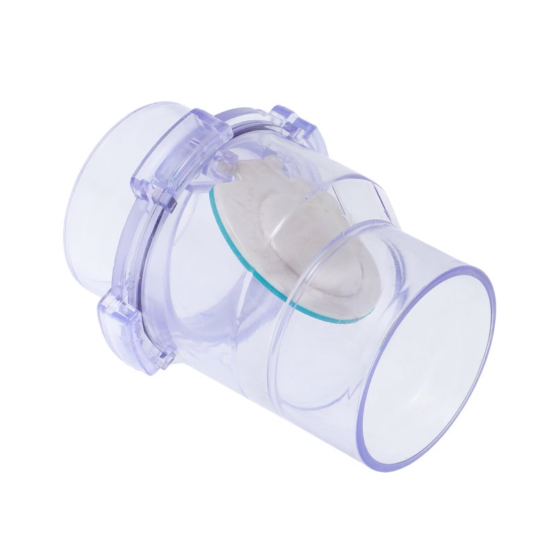 2pcs PVC Valve for Water Pipe Plumbing Non Return Valve for Backflow Prevention Transparent One-Way Valve for Kitchen Sink - Image 4