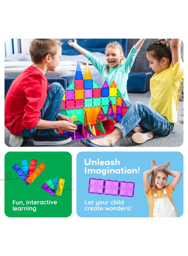 PicassoTiles Picasso Magnetic Tiles Large Stabilizer Combo Set 12-pieces - Image 5