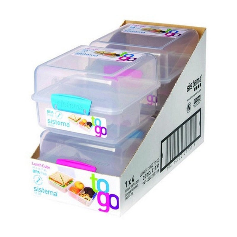 sistema صندوق غداء KLIP IT LUNCH CUBE CLR6C - Image 5