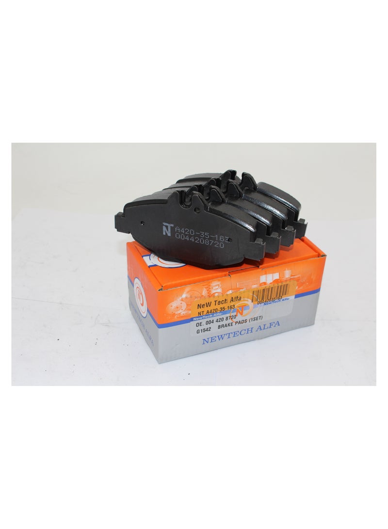 NEWTECH ALFA BRAKE PAD SET FRT DB W211/4CYL, 6CYL - Image 1
