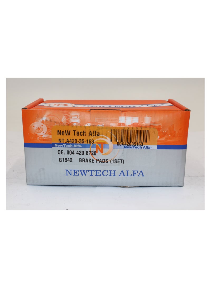 NEWTECH ALFA BRAKE PAD SET FRT DB W211/4CYL, 6CYL - Image 3