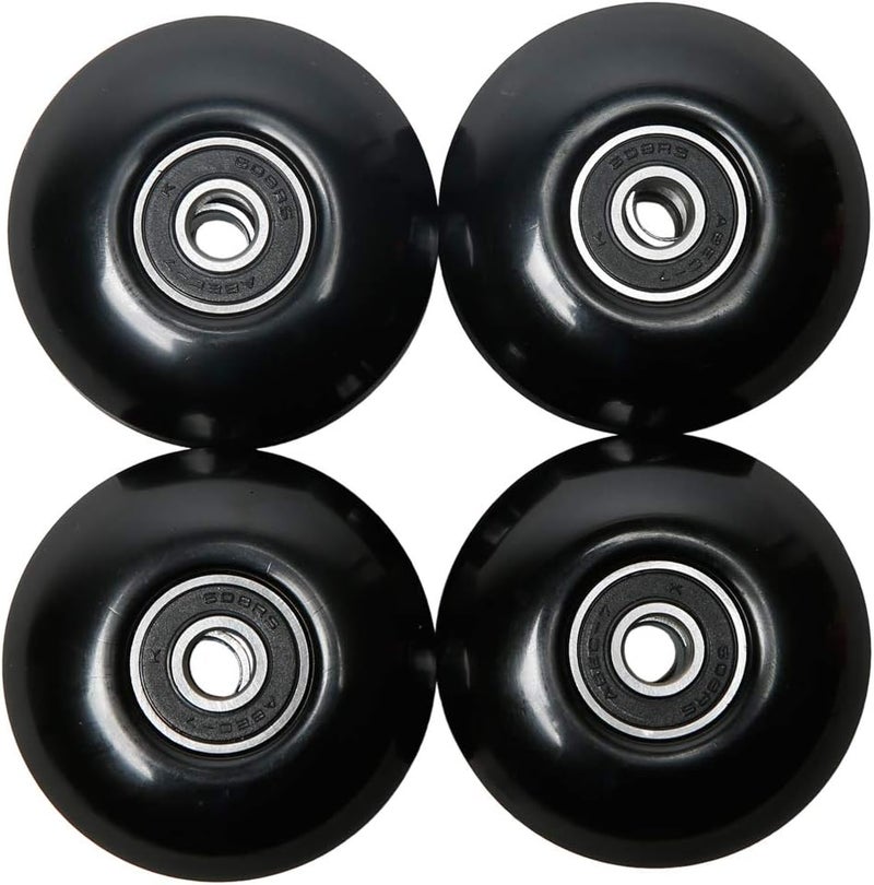 FREEDARE Skateboard Wheels 52mm and Bearings, Spacers Installed 92A for Street Tricks(Pack of 4) - Image 2
