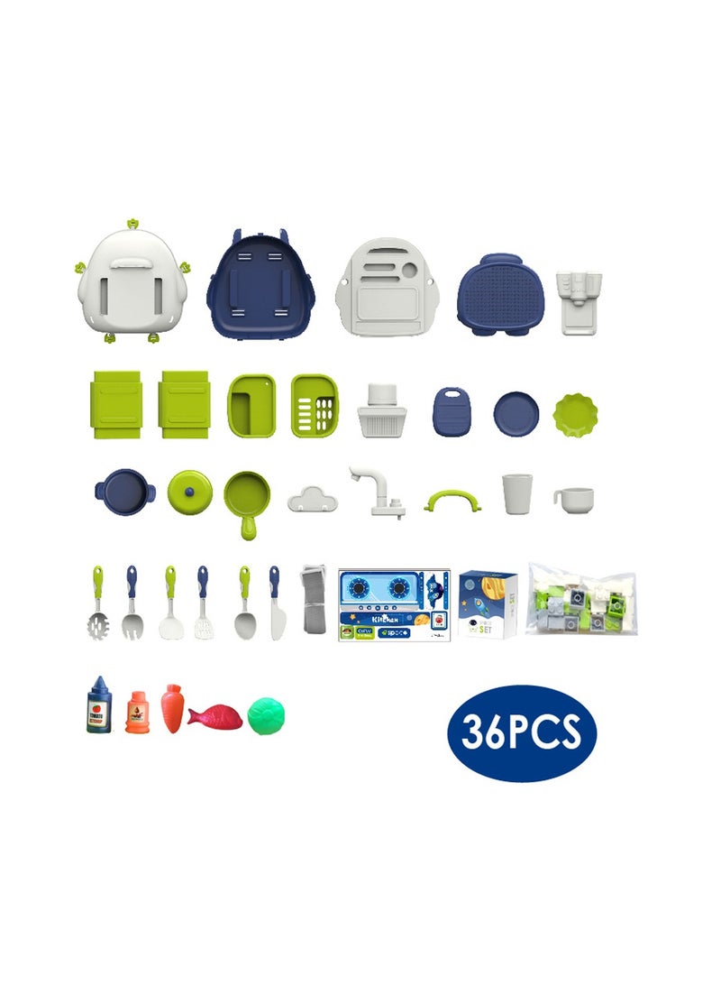 Space-Themed Family Backpack - 3-in-1 Educational Set - Image 4