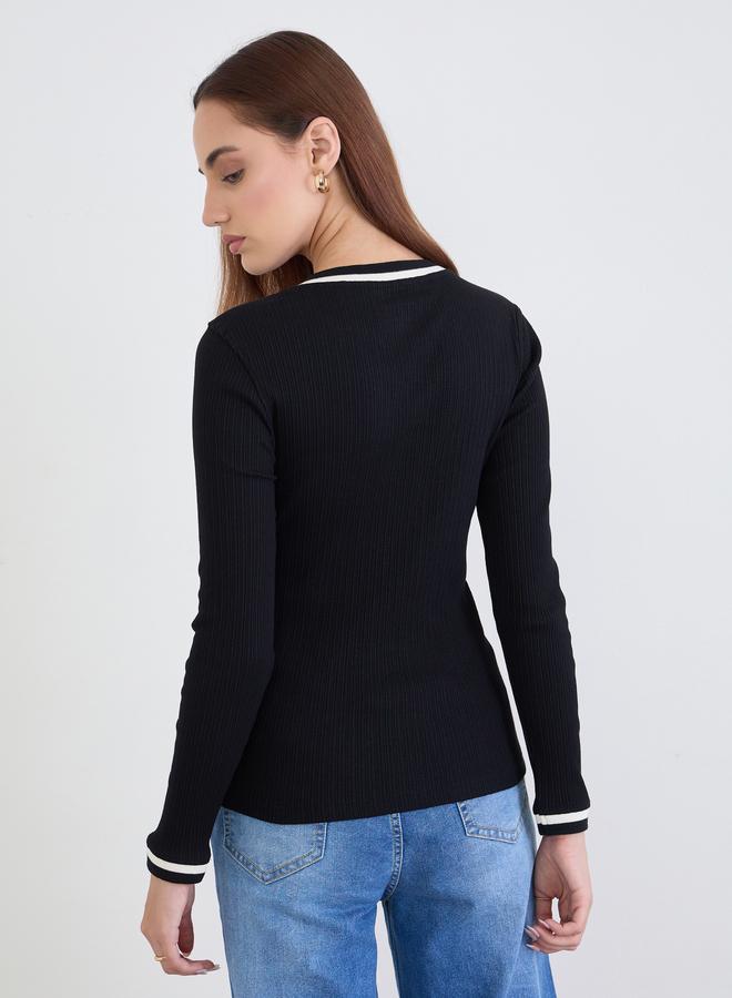 Styli High Rise Faded Straight Fit Jeans - Image 5