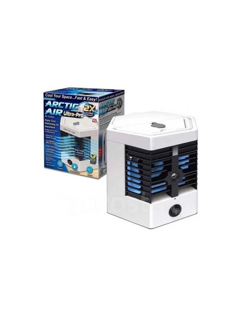BAIG - 160ML USB POWERED 2 POWER OPTIONS ARCTIC COOL ULTRA-PRO HOME & OFFICE PORTABLE AIR CONDITIONER WITH TWO 200ML WATER CONTAINERS (L6 X W6.7 X H6.7)INCH - Image 1