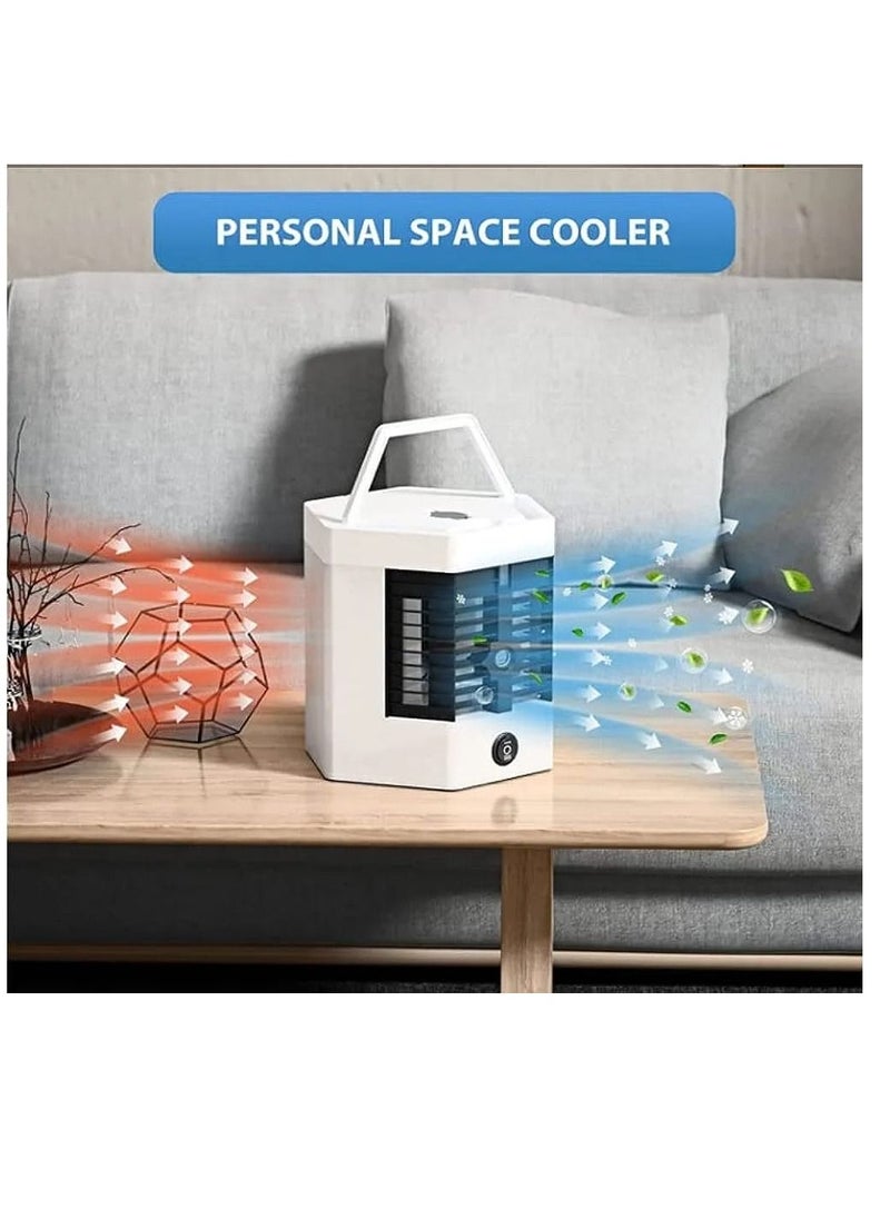 BAIG - 160ML USB POWERED 2 POWER OPTIONS ARCTIC COOL ULTRA-PRO HOME & OFFICE PORTABLE AIR CONDITIONER WITH TWO 200ML WATER CONTAINERS (L6 X W6.7 X H6.7)INCH - Image 1