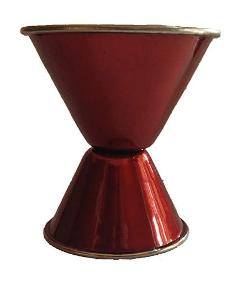 Dynore Stainless Steel Red Double Sided Peg Measure - 30&60 ml - Image 4