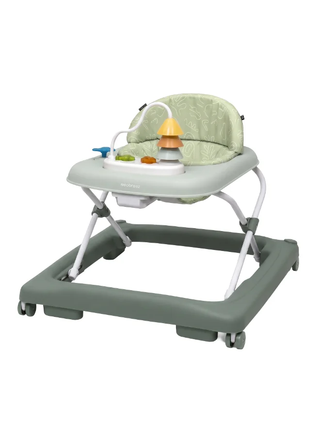 نيوبريز Neobreez TREDO Baby Walker, Music & Lights, Anti-Fall Protection, 6 Months+, Green