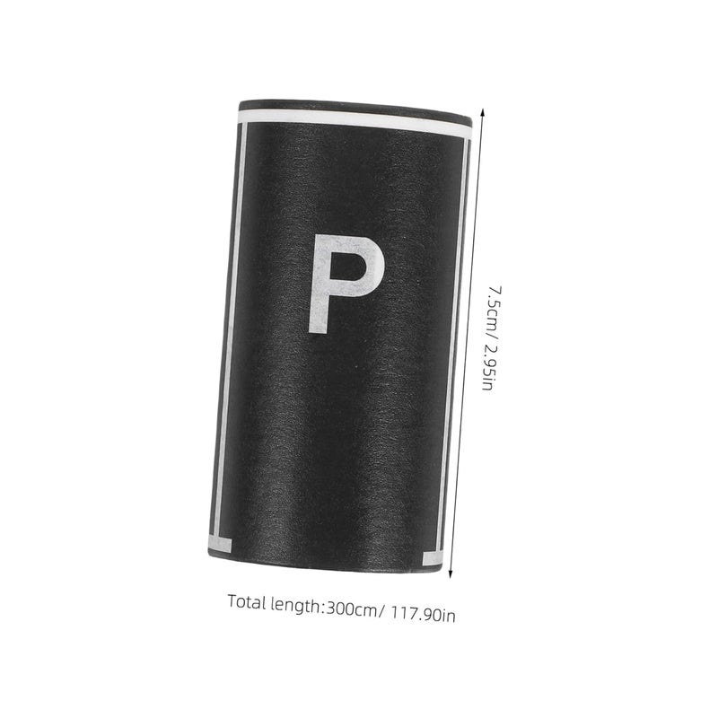 Veemoon 1roll Lot Designed Tape for Miniature Parking Lot Layout Boy Parking Space Prop Creativity and Cognitive Skills Includes Traffic Signs and Road Lines for Family Activities - Image 2