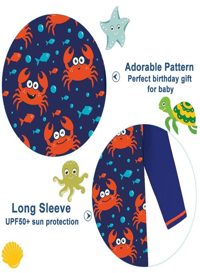 Funnycokid Baby Swimsuit Boys 18-24 Months Toddlers Rash Guard One Piece Bathing Suit Swimwear Sunsuit UPF 50+ 2t - Image 4