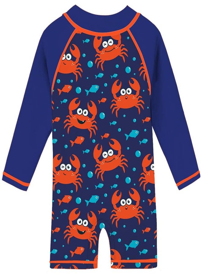 Funnycokid Baby Swimsuit Boys 18-24 Months Toddlers Rash Guard One Piece Bathing Suit Swimwear Sunsuit UPF 50+ 2t - Image 2