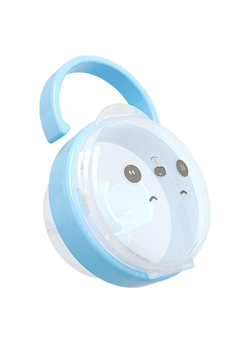 Healife Baby Dummy Storage Box with Handle - Plastic Dummy Container Travel Case - Cartoon Dummy Container Made of Plastic, Protects the Nipple from Dirt  - Image 5