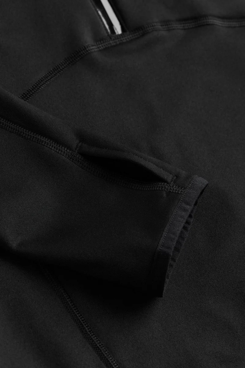 H&M Drymove™ Zip Neck Top