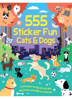555 Sticker Fun - Cats & Dogs Activity Book  - Image 1