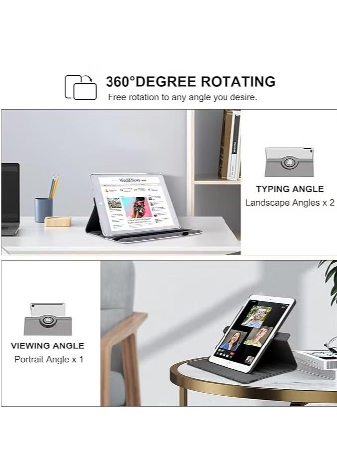 MIGOFAST IPad Case 9.7 inch 2018 2017 iPad Air Air 2 Smart Cover 360 Degree Rotating Stand Auto Sleep Wake - Image 3