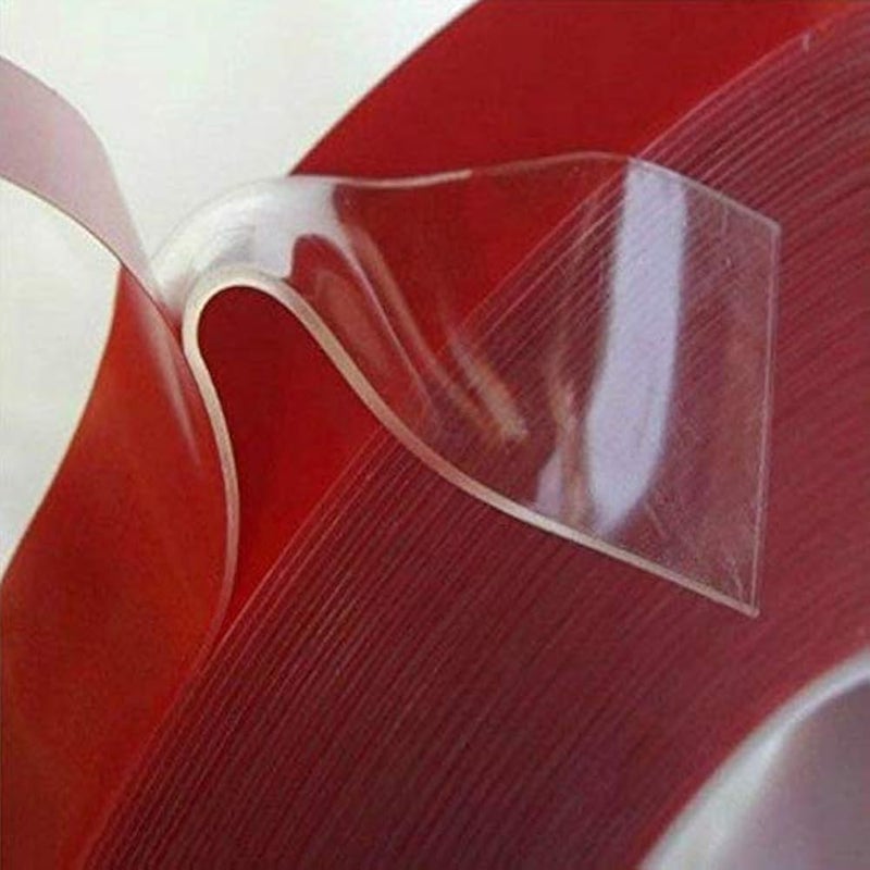 Double-Sided Transparent Silicone Tape, Strong Adhesive (1 Cm) - Image 1