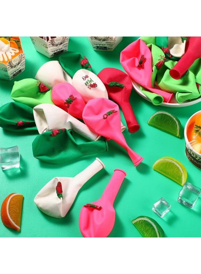 Zomiboo 36 Pcs Watermelon Party Balloons One Melon Birthday Party Watermelon Theme Decoration Summer Watermelon Theme Balloon Set 1st Birthday Decor for Party Supplies, 12 Inches - Image 3