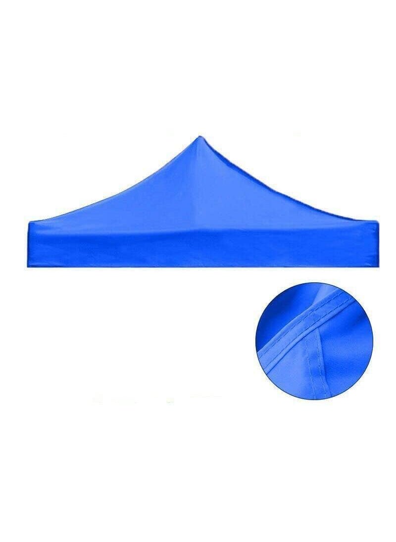 NILAND Deluxe 10x10 Feet Gazebo Premium Outdoor Retreat with Enhanced Features Only Gazebo Top Fabric Blue 
