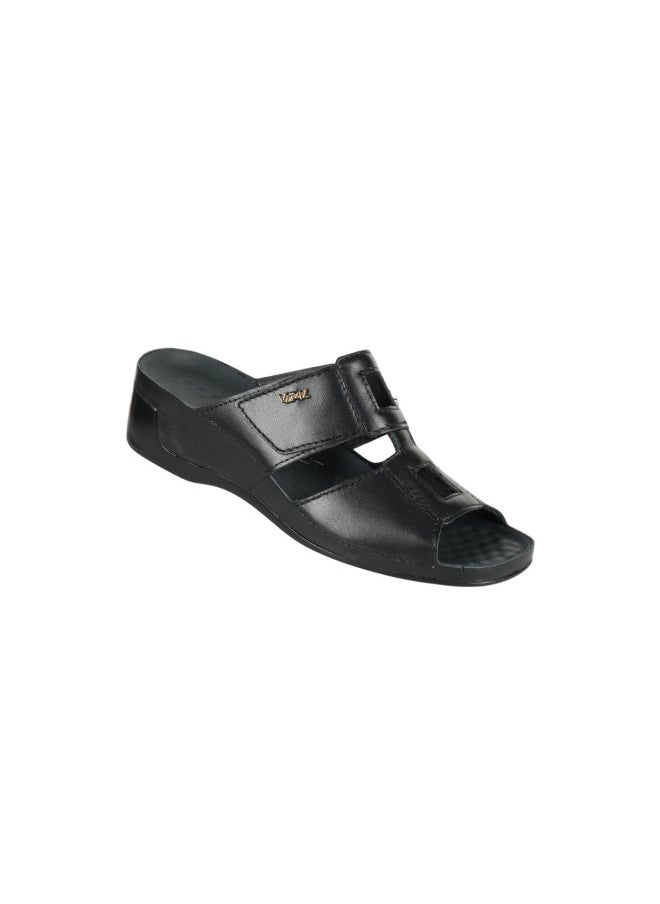 VITAL 148-1129 Vital Ladies Sandals Tina 0813AS Matt Black  - Image 2