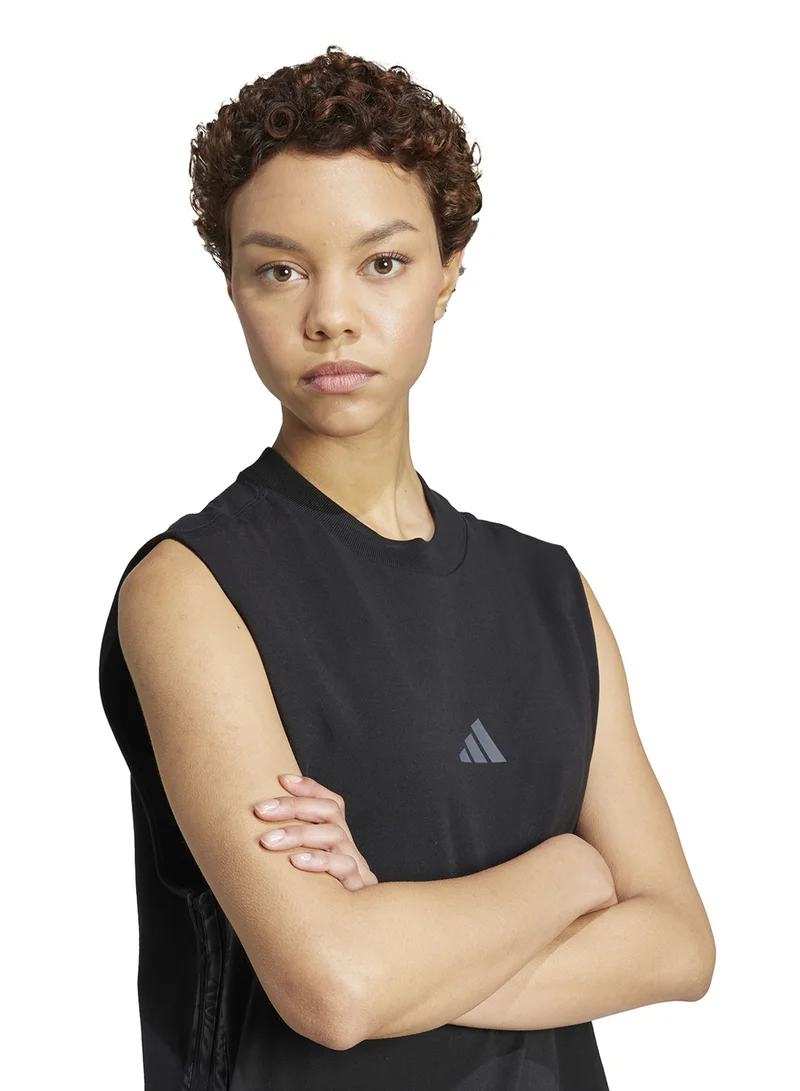 Adidas Sleeveless Black Dress