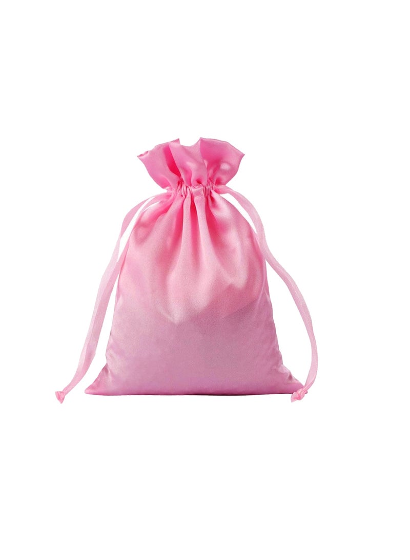 أكياس حقائب أكياس هدايا من الساتان برباط، حقائب من قماش المجوهرات برباط، حقائب هدايا عيد الميلاد، حقائب هدايا عيد الميلاد، حقائب هدايا الحفلات لتوزيع الحلوى في حفلات الزفاف، 20 قطعة - Image 1