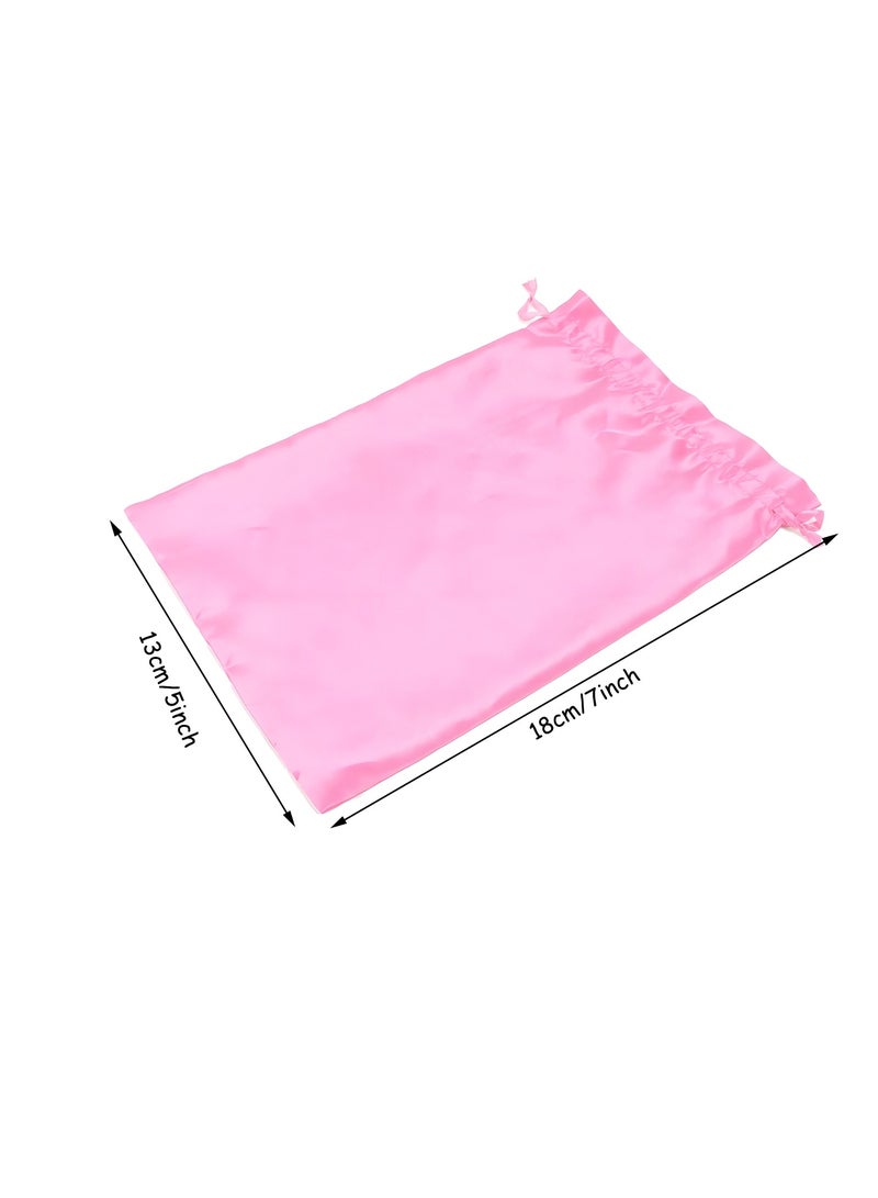 أكياس حقائب أكياس هدايا من الساتان برباط، حقائب من قماش المجوهرات برباط، حقائب هدايا عيد الميلاد، حقائب هدايا عيد الميلاد، حقائب هدايا الحفلات لتوزيع الحلوى في حفلات الزفاف، 20 قطعة - Image 3