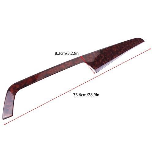 Saitedudu Dash Wood Trim Wood Grain Center Console Dash Stirp Trim for Mercedes Benz C Class 2012-2014 C180 C250 C300 C63 Center Console Dashboard Cover Trim Self-Adhesive Grain Center Dash Strip Trim - Image 4