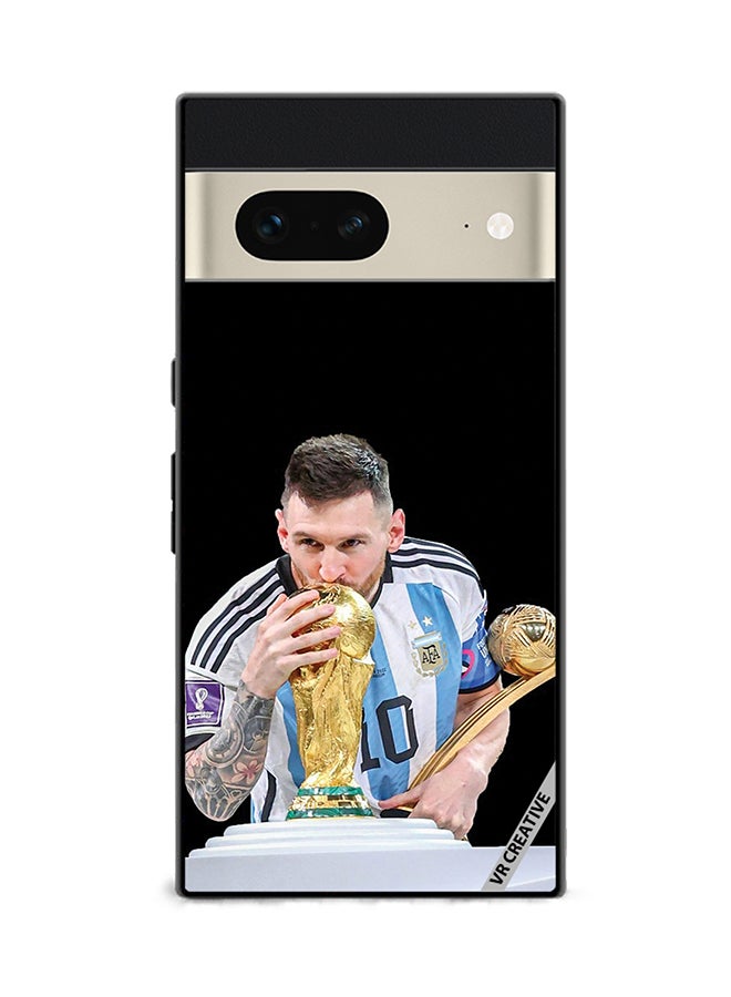 VR CREATIVE Protective Case Cover For Google Pixel 7 Messi Design Multicolour - Image 1