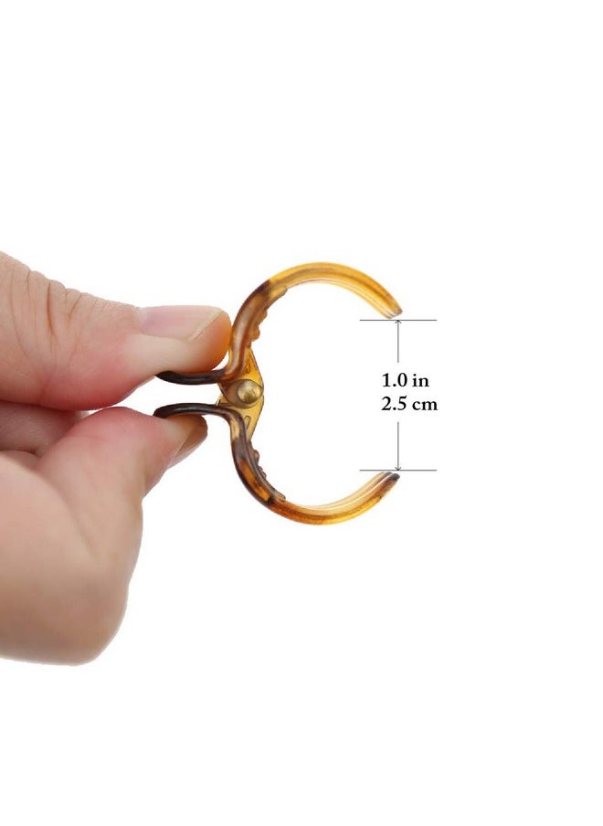 minihope - Women Crystal Plastic Hair Claw For Thin To Medium Thick Hair, Beauty Basic Jaw Clips,8 Pieces Count.… - Image 1