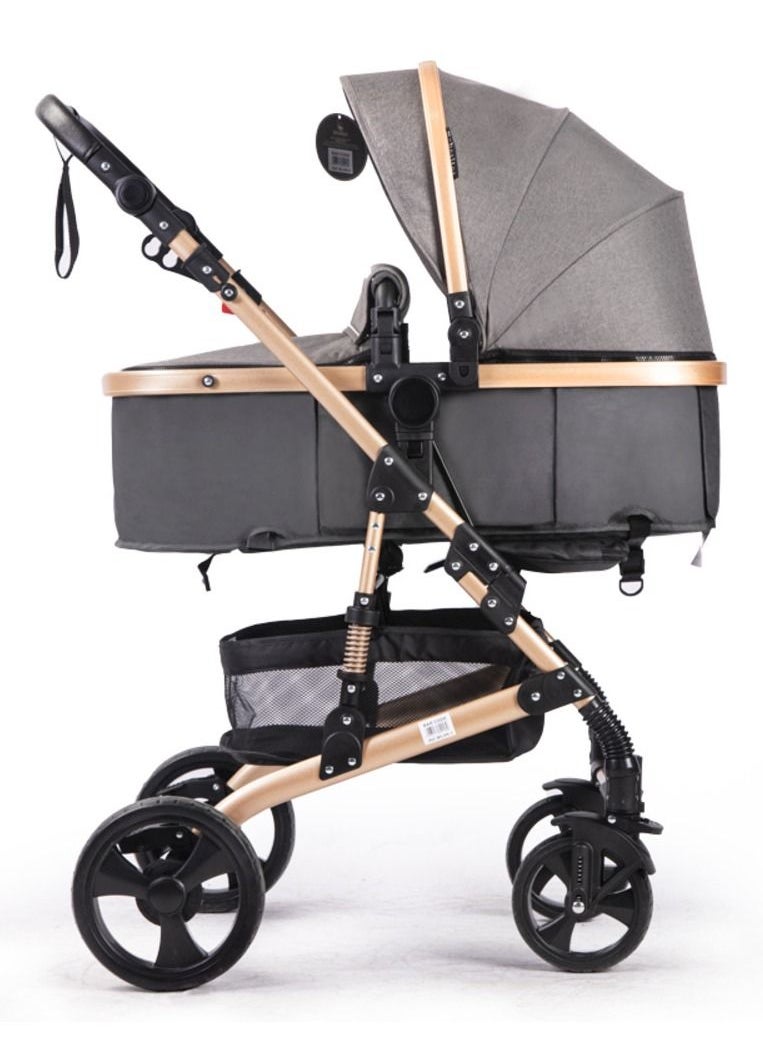 Bebesitos 3 in 1 Luxury Baby Stroller With Reversible Baby Carriage Safe Baby Pram Suitable From Birth UAE Dubai Abu Dhabi