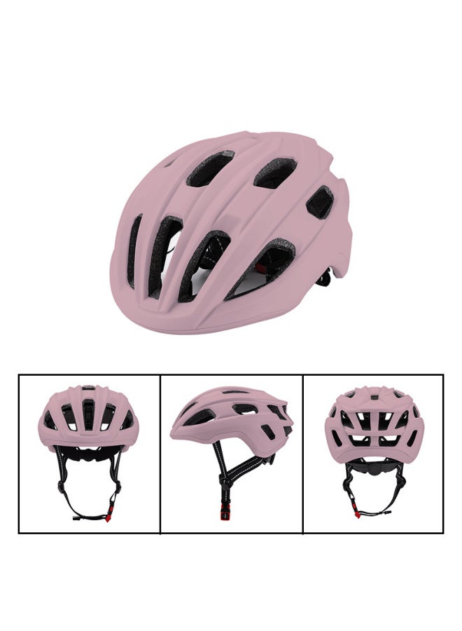 Pink Customized Bicycle Helmet Integrated Molding Road Bike Mountain Bike Adult Ultralight Windproof Riding Helmet