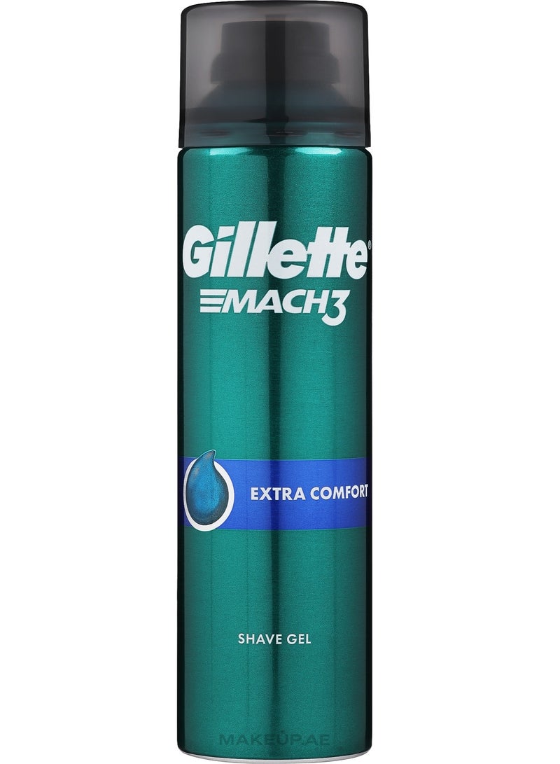 جل حلاقة جيليت ماك 3 اكسترا كومفورت للرجال، 200 مل - Image 1